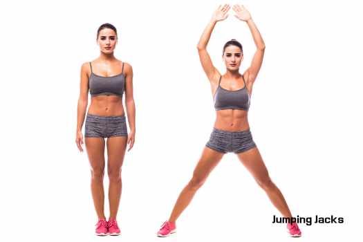 집에서 하는 유산소 운동 종류_점핑잭 (Jumping Jacks)