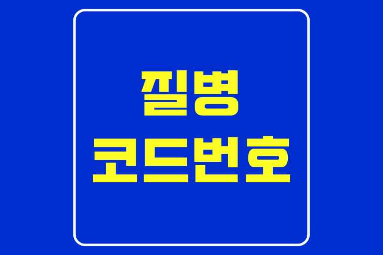 질병코드번호
