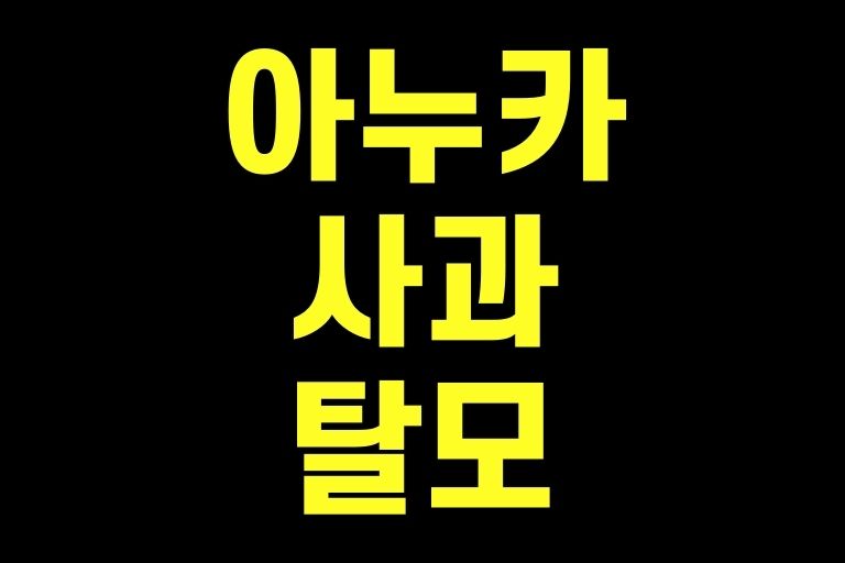 아누카 사과 탈모