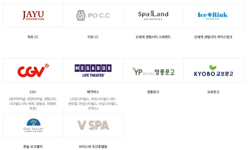 신세계상품권사용처-여가